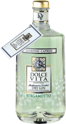 dolce vita mediterranean distilled dry gin bergamotto