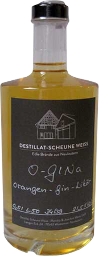 destillat-scheune weiss o-gina orangen gin likör