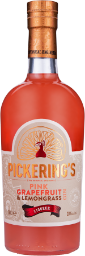 pickering's pink grapefruit and lemongrass gin liqueur