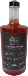 destillat-scheune weiss sloe gin schlehen gin