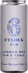 6 o'clock light & low gin & tonic