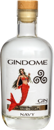 gindome - mermaid navy gin